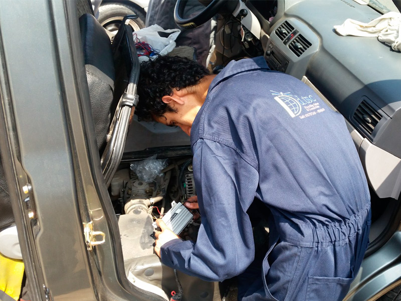 Instalación de equipo GPS